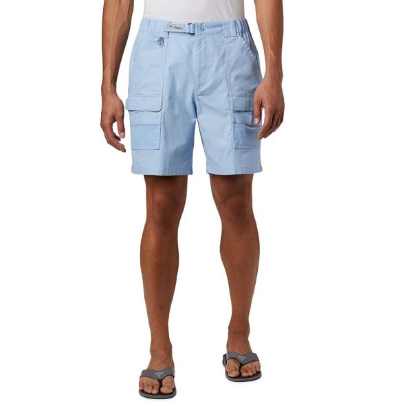 Columbia PFG Half Moon III Shorts Blue For Men's NZ20561 New Zealand